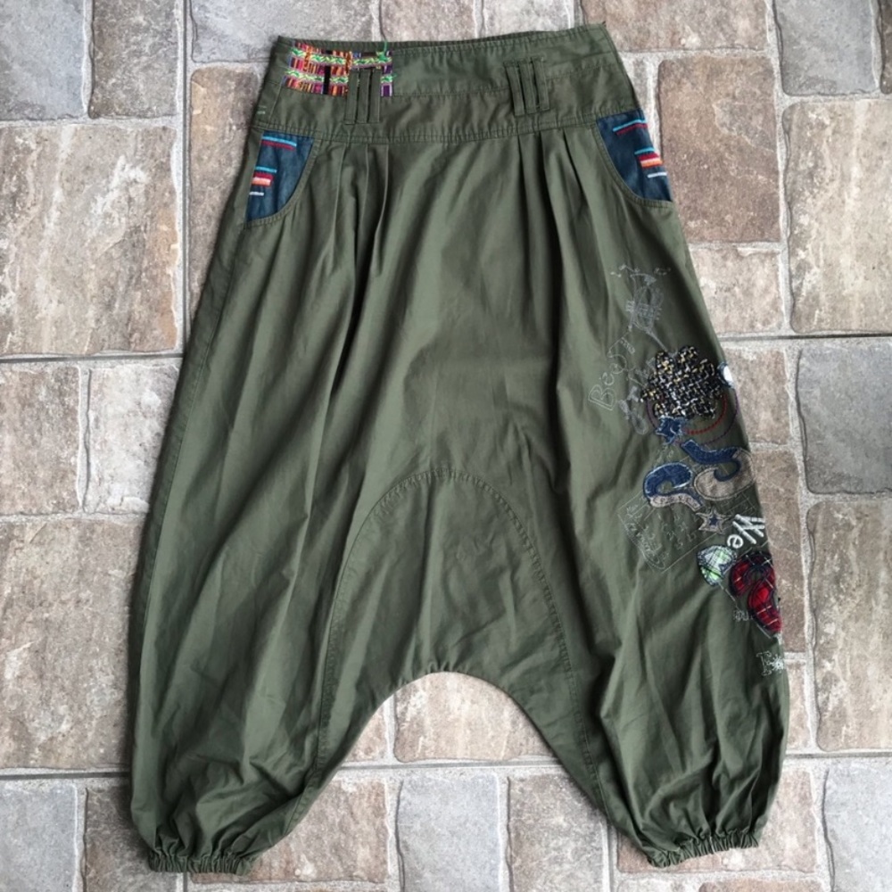 GUC desigual harem army pants 👖